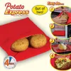 Potato Express Microondas Cocina Herramientas de cocina Utensilios para hornear Bolsa Pocket Kitchen Steam Gadget Rushed Cozinha Bolsas lavables 200pcs / lot DHL gratis