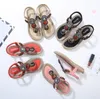 Vrouwen sandaal bohemia kralen zomers sandalen nieuwe mode platte vrouw schoenen wilde casual schoenen