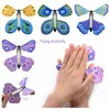 New Magic Butterfly Flying Butterfly Ändern Mit Leeren Händen Freiheit Schmetterling Zauberrequisiten Zaubertricks CCA6799 1000 stücke