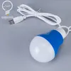 Färg LED, mini -laddare, gränssnitt, lampa, bärbar gatulampa, 5V lågspänningsenergibesparande glödlampa USB -prylar