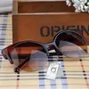 Moda Kedi Göz Güneş Kadınlar Vintage Yarı çerçevesiz güneş gözlükler Gafas Inspired Yuvarlak Çember Sunglass feminino