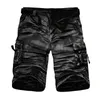 Atacado-2016 nova chegada alta qualidade plus size 29-38 mens calções casuais homens camuflagem solta carga de carga mens multi-bolso shorts