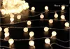 10m LED String Lights 100led Ball AC220V 110V Tatil Düğün Veranda Dekorasyon Lambası Festivali Noel Işıkları Açık Işık