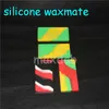 Boxen kleinere Wachmatebeh￤lter Big Silicon Gummi Silicon Speicherquadratform Wachsgl￤ser DAB -Konzentrat -Werkzeug Dabber￶lhalter Silikon Bong