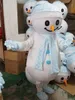 2017 vente directe d'usine adulte noël bonhomme de neige mascotte Costume fête déguisement affichage de rue à la main