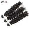 Grade 8A Braziliaanse Diepe Golf Krullend Maagdelijk Haar Weefsels Bundels Peruviaanse Maleisische Indiase Cambodjaanse Mongoolse Mink Remy Hair Extensions