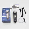 Flyco barbeadores elétricos recarregáveis para homens com aparador popup profissional triplo flutuante lâminas máquina de barbear navalha fs3611330877