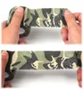 Selfadhesive Nonwoven 5CMX45M Camouflage Wrap Rifle Hunting Shooting Cycling Tape Camo Stealth Tape For Knife EDC Tools1203030