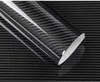 5D Carbon Fiber Vinyl Wrap Film Car Sticker Glossy Motorcycle Truck Heet Wrap Roll Waterproof Auto Decoration Accessories Black 50257m