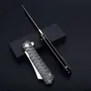 High-end C81 vouwdmes D2 stalen mes, 58-60HRC zwart geschenkdoos zwart roestvrij staal handvat EDC Tool gratis verzending