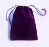 Velvet Gift Pouch 9x12cm(3.5 x 4.75 inch ) pack of 50 Necklace Bracelets Bangle Jewelry Makeup Drawstring Bag