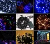 10メートル黒い緑色のコードLEDライトフラッシャーランプ屋外の防水ストリングのライトクリスマス装飾ライト1543275