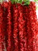 180cm Super Long Artificial Silk Flower Hydrangea Wisteria Garland For Garden Home Wedding Decoration Supplies 22 Colors Available