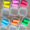 50 Pairs Health Separate boxes Soft Foam Noise Reducer Ear Plugs Travel Sleep Noise Prevention Earplugs Noise Reduction For Travel2233802