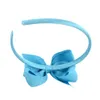 Big Bow Girls Hair Band Children Head Hoop Bowknot Baby Hair Accessories Fashion Cute Rainbow Color Bows Kids Party Hair Sticks C1595