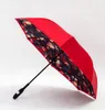 50pcs Inverted Umbrella Sun Rain Long-Handle Umbrella Reverse Windproof Umbrellas C Handle Enlarge Reinforcement Paraguas