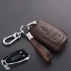 Pelle Keyless Entry Remote Car Key Fob Cover Case per Chevrolet / Chevy 2016 2017 Malibu Cruze Camaro Portachiavi Accessori