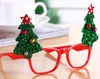 Przysługa noworoczna Okulary świąteczne Święty Mikołaj Snowman Ramki do okularów Gogle Okulary Przebranie na przyjęcie Akcesoria do kostiumów rekwizyt prezent czerwony