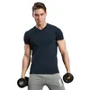 Leisure sports T-shirt v collar short-sleeved fitness fitness uniform running training clothes