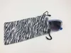 50pcs Leopard Eyeglasses Pouch Zebra Sunglasses Microfibre Bag Animal Print Eyewear Case 6638608