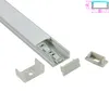10 X 1M sets/lot Al6063 U type aluminum channel shapes and led alu profile channel for floor or recessed wall lamps