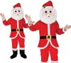 2017 fabriek gemaakte op maat gemaakte Santa claus mascotte kostuum kerstdag volwassen grootte cartoon kostuum partij fancy jurk kerstkostuum