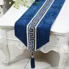 New Patchwork Luxury Velvet Table Runner High End Dining Table Protective Mats European American style Rectangle Table Cloth 200 x 33 cm