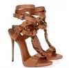 2017 verão mulheres gladiador sandálias sexy peep toe fivela sandálias preto vestido de sapato de couro sapatos de salto alto partido sapatos de salto fino 12 cm