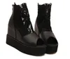 Vivi Lena Sweet Lace 화이트 샌들 고등 플랫폼 웨지 샌들 보이지 않는 높이 향상 Peep Toe 여성 신발 2 색 크기 35 ~ 39