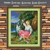 Shepherd girl scenery, DIY lovely decor painting counted printed on canvas DMC 11CT/ 14CT kits ,Cross Stitch embroidery needlework Sets