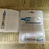 白いプラスチックジッパー小売パッケージバッグPoly PPのためのiPhone7 6 5 4 USBケーブルのためのマイクロケーブルOPPバッグパッケージホットセル