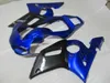 Högkvalitativ fairingkit för Yamaha YZF R6 98 99 00 01 02 Blue Black Fairings Set YZFR6 1998-2002 OT16