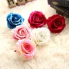 wholesale simulation flowers velvet rose flower head for foreign trade flower wall home decoration wedding fake flowers