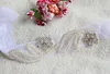 Parels kristallen bruids riemen 2017 175 cm lange luxe bruiloft hoofdeces witte hand gemaakt afneembare bruids sjerp