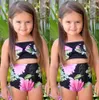 Maillot de bain 2 pièces pour fille Bikini Bandage Bikini maillot de bain Age 2-7T