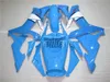 Gratis Anpassa Bodywork Fairing Kit för Yamaha YZF R1 02 03 Sky Blue Fairings Set YZF R1 2002 2003 OI57