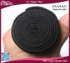 Ali Magie Fabrik Großhandelsqualitäts-Haar-einschlagkörper-Wellen-Menschenhaar-Webart Gerade tiefe Welle Gelockt Virgin Rohboden Natur Farbe