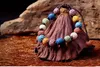 Fashion Bohemian Colorful Lava Pedra Bead Bracelet para as Mulheres Jóias Acessório Essencial Oil Difusor Bracelet