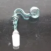 Bol en verre de crâne de haute qualité brûleurs à mazout clous de seau 14mm 19mm joint mâle pour bang d'eau en verre