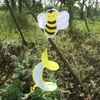 Nouveau dessin animé Animal insecte spirale moulin à vent coloré vent Spinner grille coupe-vent pelouse jardin cour décor extérieur
