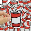 10 Sztuk Coke Patches Odznaki Do Odzieży Żelazo Haftowane Patch Aplikacja Żelazka Szyć na DIY Łatki Akcesoria do szycia na ubrania
