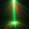 Mini 20 RG mönster Laserprojektor Stegutrustning Ljus 3W Blue LED Mixing Effect DJ KTV Show Holiday Laser Stage Lighting L20RG