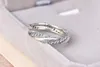 전체 925 Silver Drill Up Ring Ring Fit Pandora Cubic Zirconia 기념일 보석을위한 크리스마스 선물 253Q