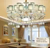 2017 Custom LED Crystal Glass Ball Pendant Lamps Meteor Rain Ceiling Lights Meteoric Shower Stair Droplight Chandeliers Lighting AC110V-240V