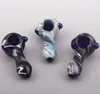 Cheap Mini Style Hand Spoon Pipes 30g Glass Dry Pipe for Smoking Glass Pipes Glass Bong Free Shipping