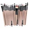 All'ingrosso- 20 pezzi Professional Soft Cosmetics Beauty Make Up Brushes Set Kabuki Kit Tools Maquiagem Makeup