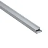 50 X 1 M define / lote perfil de alumínio de forma redonda e canal de arco com placa para lâmpadas de teto ou parede