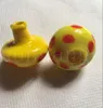 Cupola con tappo in carburatore per bottiglia di vetro colorato per meno 30mm Chiodo Banger al quarzo 2mm 3mm 4mm Spessore Enail Chiodi senza cupola Dab Rig Spedizione gratuita