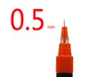 Partihandel- Hero 81A# 0,5 mm uppladdningsbar bläck nålpennor Ritningspenna teknisk penna