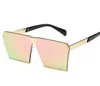 2017 New Style Women Solglasögon unik överdimensionerad sköld UV400 Gradient vintage glasögon varumärkesdesigner solglasögon 10st/parti gratis frakt